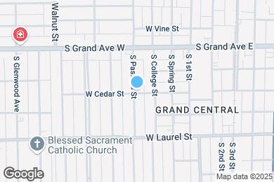Map image of the property - 331 W Cedar St