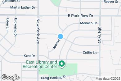 Map image of the property - 1703 Monaco Dr