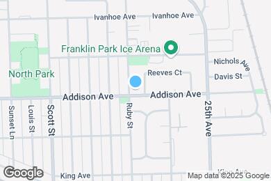 Map image of the property - 9740 Addison Ave