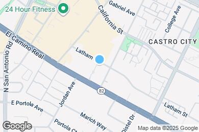 Map image of the property - 550 Ortega Ave