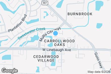 Map image of the property - 10101 Lake Oak Cir