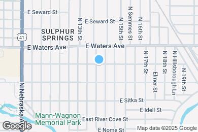 Map image of the property - 8217 N Brooks St