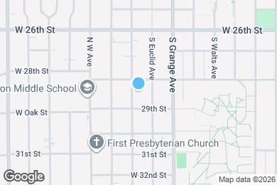 Map image of the property - 2012 S Covell Ave