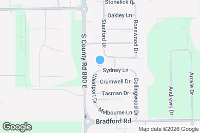 Map image of the property - 8074 Sydney Ln