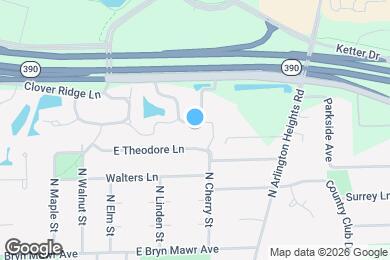 Map image of the property - 394 E Tall Oaks Ln