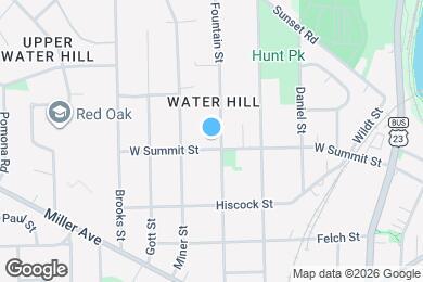 Map image of the property - 606 W Summit St