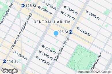 Map image of the property - 129 W 123rd St