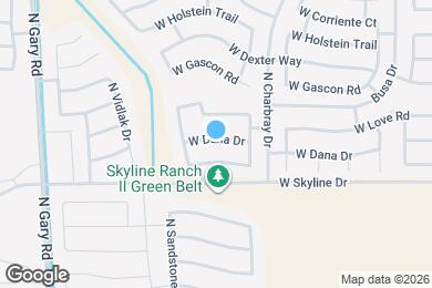 Map image of the property - 819 W Dana Dr