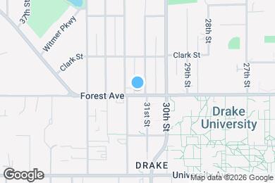 Map image of the property - Forest Ave Townhomes