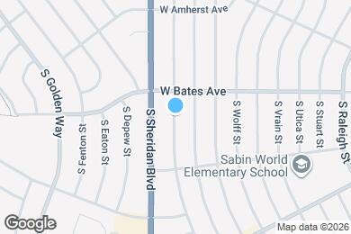 Map image of the property - 2934 S Zurich Ct