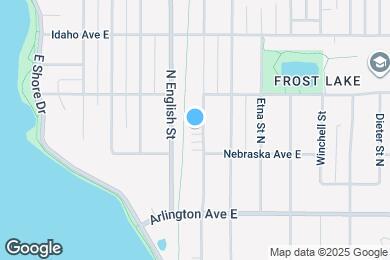 Map image of the property - 1521 McAfee Street