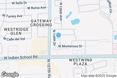 Map image of the property - 4124 N 106th Ave