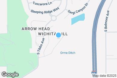 Map image of the property - 8046 Wichita Hill Dr