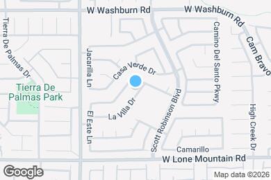 Map image of the property - 1814 La Villa Dr