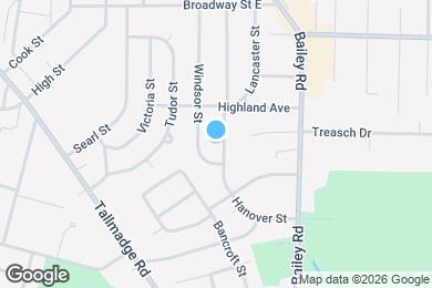 Map image of the property - 1740 Hanover St