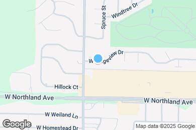Map image of the property - 1209 W Ridgeview Dr