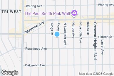 Map image of the property - Huge Three Bedroom Available in West Hollywood