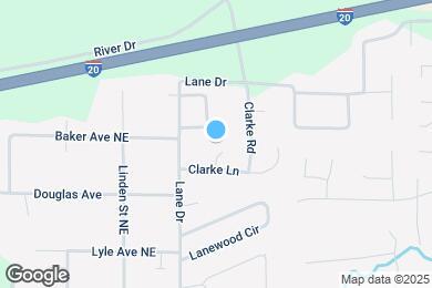 Map image of the property - 1812 Clarke Cir