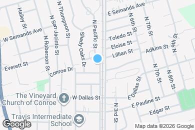 Map image of the property - 1203 N Pacific St