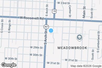 Map image of the property - 2704 Broadway St