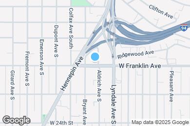 Map image of the property - 806 W Franklin Ave