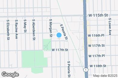 Map image of the property - 936 W 116th Pl