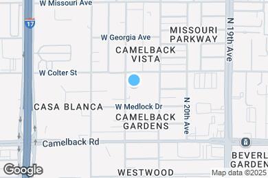 Map image of the property - 5115 N 22nd Ave