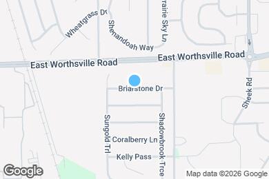 Map image of the property - 881 Briarstone Dr