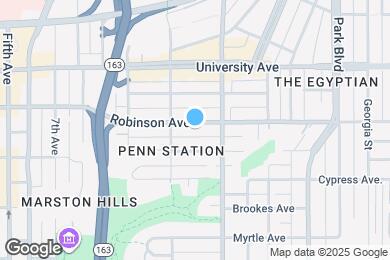 Map image of the property - Duplet at Hillcrest - New Boutique Apartments in Hillcrest