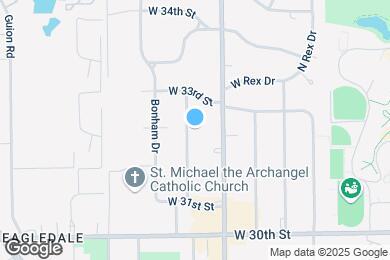 Map image of the property - 3233 N Centennial St