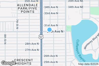 Map image of the property - 224 30th Ave N