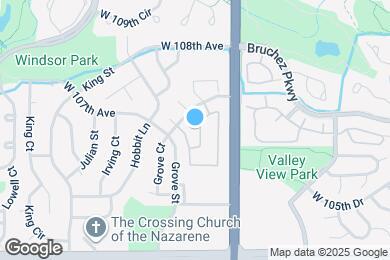 Map image of the property - 3022 W 107th Pl