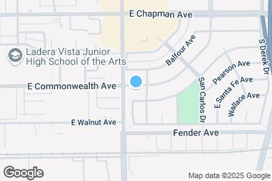 Map image of the property - 2412 E Commonwealth Ave