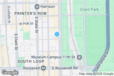 Map image of the property - 888 S Michigan Ave