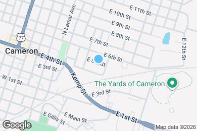 Map image of the property - 611 E 5th St