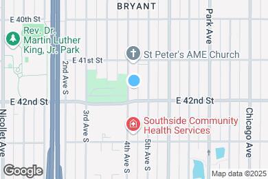 Map image of the property - 4141 4th Ave S