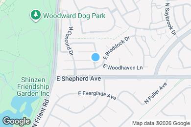 Map image of the property - 9066 N Red Lion Dr