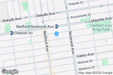 Map image of the property - 441 Greene Ave