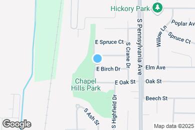 Map image of the property - 2030 E Birch Dr
