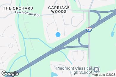 Map image of the property - 4800 Mystic Oak Dr