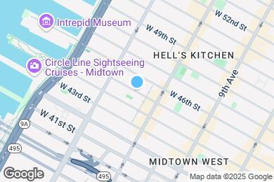 Map image of the property - 519 W 45th St
