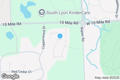 Map image of the property - 23986 W Enclave Dr