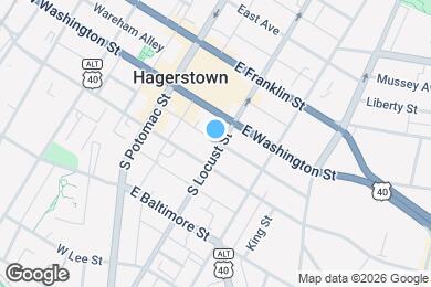 Map image of the property - 25 S Locust St