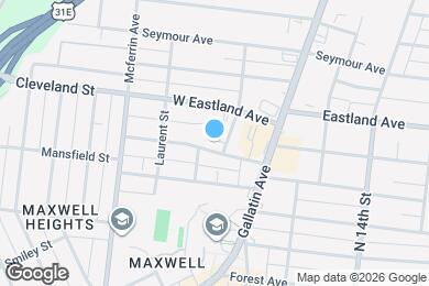 Map image of the property - 1023 Maxwell Ave