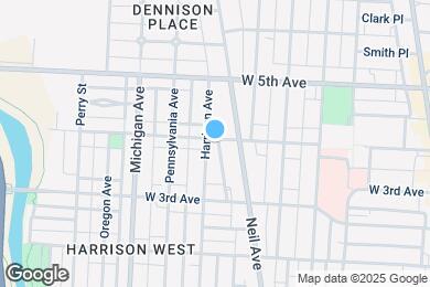 Map image of the property - 309 W 4th Ave