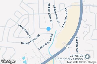Map image of the property - 2184 George Wythe Rd