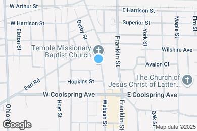 Map image of the property - 2803 Wabash St