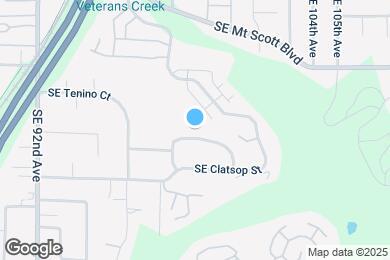 Map image of the property - 8411 SE Clatsop Ct
