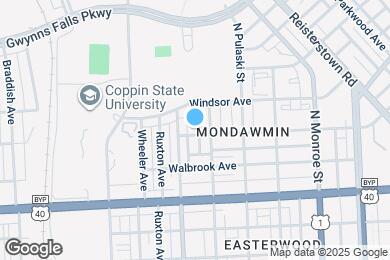 Map image of the property - 2206 Clifton Ave