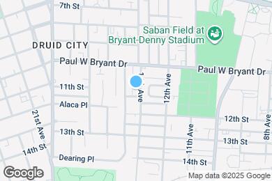 Map image of the property - 1100 14th Ave